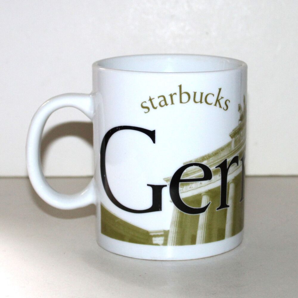Vintage Starbucks Germany City Mug 1994 Collector Series large ceramic